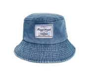 C50 Ladies Korean Style Tide Cowboy Fisherman Hat Fashion Personality Label Basin Hat Shopping Sun Hat Vacation Travel Hat