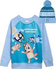 [Bluey] Bingo Fleece Sweatshirt and Hat Toddler to Little Kid