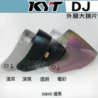 在飛比找蝦皮購物優惠-KYT DJ 原廠鏡片 淺茶 透明 深黑｜23番 抗UV 耐