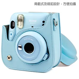 拍立得 皮套 mini11 適Fujifilm富士instax mini9 8 mini25 相機包 收納包 菲林因斯特