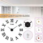 Home Decor Office Room Wall Clock Mirror Surface Acrylic Sticker Wall Sticker