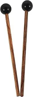 Abaodam 2pcs Drumsticks Wooden Sticks for Marching Bass Snare Drums Drum Stick Tape Hard Mallets