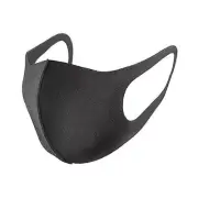 Face Mask Slim Fashion Reusable , Unisex Black Masks ,Mouth Cover, Double Layer