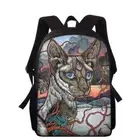 Three Eye Bast Backpack Boy Girl Schoolbag Shoulder Satchel Bookbags School Bag