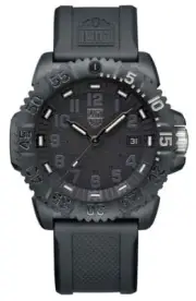 Luminox Navy Seal CARBONOX Black Rubber Date Quartz Men Watch XS.3051.GO.NSF