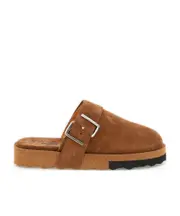 Off-White Comfort Mule Slippers 39 Brown