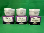 NEW: Set of THREE: Olay Anti-Wrinkle Firm & Lift SPF 15 Day Cream FREE SHIPPING