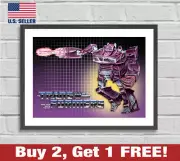 Transformers G1 Shockwave Box Artwork Poster 18" x 24" Print Retro Wall Art 80s