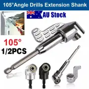105 Degree Right Angle Drive Extension Power Screwdriver Drill Socket Adapter VH