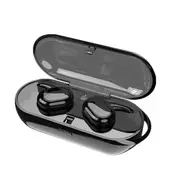 F206 Bluetooth 5.0 Tws Mini Stealth Sport Wireless Bluetooth Earphone(Black)
