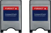 Two Pack FSRDGT Compact Flash to PCMCIA Ata Adapter