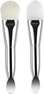 LOLIPPYY 2pcs Silicone Mask Applicator Brush Gentle Bristles for Face Mask Application Multi-function Beauty Tool