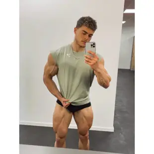 「呱呱健身」🇬🇧Gymshark 飛機袖 stringer  男子無袖背心 健身無袖背心 健身背心 棉質 坎肩背心