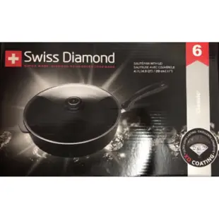 Swiss Diamond 瑞士鑽石鍋 28CM圓形深煎鍋 （含蓋）（全新未拆封使用 ）（台中可面交）
