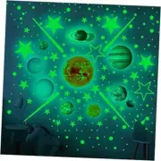 Glow in The Dark Stars and Planets, Bright Solar System Wall Stars Solar