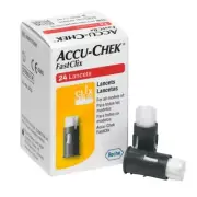 Accu-Chek FastClix 24 Lancets Blood Glucose Testing Accuchek