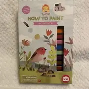 Tiger Tribe: How to Paint Watercolor Activity Art Set Beginner Kit