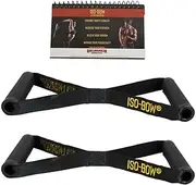 Bullworker Iso-Bow Pro Pair: Isometric Exercise Equipment; Portable Home Fitness Training Strap for Strength and Flexibility Gains, Traveling Stretching Tool for Yoga and Pilates (Does not Stretch)