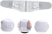 Support Breathable Waist Supporter Lumbar Support Belt Lower Back Belt Straps Waist Lifting Belt Wide Waist Trainer Back Brace for Lower Back Lumbar Support Back Brace Grey