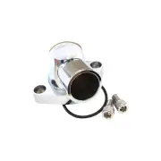 Aeroflow Brand Billet Thermostat Housing Chrome Suits for Chevy SBC / BB