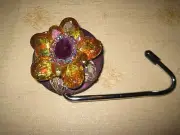 JC Table Counter Bar Top Bag Purse Hook Hanger "Redbone", COA