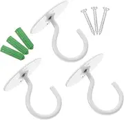 Abaodam Metal Plant Hooks 3 Pack Ceiling Hook for Hanging Lights Plant Pots Decorations and Easy to Install for Wall Ceiling