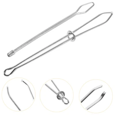 Premium Metal Drawstring Threader and Tweezers for Sewing Crafts