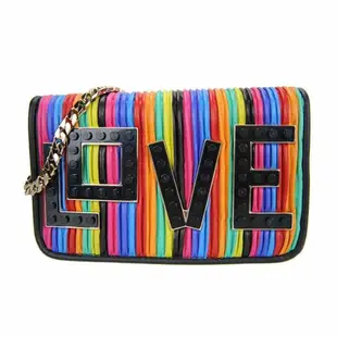 [二手] Les Petits Joueurs Micro Janis Black Widow Clutch Bag for Women in Multicolor (MICROJANS-MCJBW-TPM)