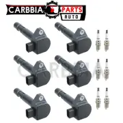 For Honda Pilot V6 3.5L UF400 6pcs Ignition Coil & 6pcs Spark Plug Set (for: Honda)