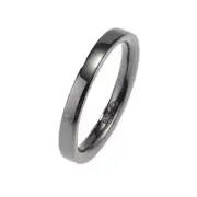 Sterling Silver/Gun Metal plated Ring