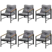 Livsip Outdoor Chairs Furniture Setting Garden Patio Armchair Lounge Sofa