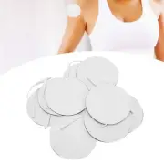 10pcs Round NonWoven SelfAdhesive Electrode Pad For TENS Massage Therapy Mac ECA