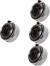 DOITOOL 4 Sets Drill Press Accessories Tool Metal Drill Press Return Springs Drill Press Coil Spring Drill Press Replacement Return Spring Return Coil Spindle Spring Steel Small Quill