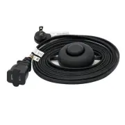 10 Feet 2 Prong Extension Cord with Foot Switch