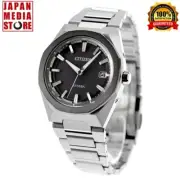 Citizen Attesa CB3044-55E ACT Line Eco-Drive Black Titanium Radio Men Watch NEW