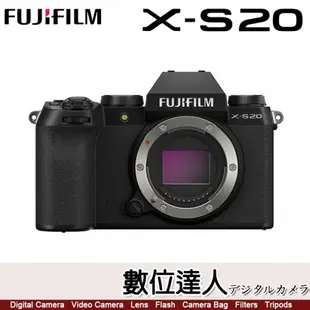 公司貨 FUJIFILM X-S20 XS20 單機身 / 2610萬畫素 6.2K 30P 機身防手震 XS10 後繼機