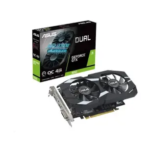 【ASUS 華碩】DUAL GeForce GTX 1650 EVO 4GB OC 超頻版 GDDR6 顯示卡(DUAL-GTX1650-O4GD6-P-EVO)