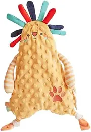 Abaodam Comforter Lion Skin Friendly Pacifying Towel for Boy Girl Appeasing Doll Design Safe Adorable Plaything for Soothing Sleep and Comfort