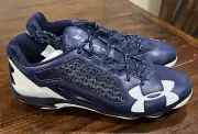 Men’s Baseball Cleats Size 16 Under Armour New In Box Blue Deception Low DT