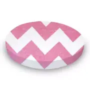 SheetWorld Fitted Oval Sheet 23x29 Fits Stokke Mini, Cotton Woven, Chevrons