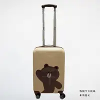 在飛比找蝦皮購物優惠-❮二手❯ 韓國 LINE Friends 熊大行李箱 20吋
