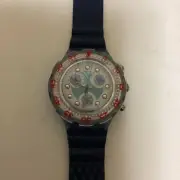 Swatch, Men's Wristwatch, AquaChrono, Clear, Case Storage, Brand new, unused