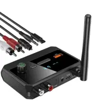 Bluetooth 5.3 Receiver for Home Stereo, Optical Low Latency & HD Music Audio ...