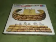TAMIYA 35025, 1/35 MILITARY MINIATURES SAND BAGS SET PLASTIC MODEL KIT