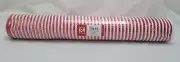 Place & Time Christmas White Red - Wreath Decorative Mesh Ribbon 21 in x 30 ft