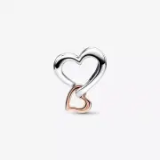 *BRAND NEW* Pandora Moments Two-tone Openwork Infinity Heart Charm 782642C00