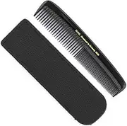 ZOHL Mens Pocket Hair Comb Ebonite in Leather Pouch