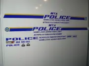MTA Police New York Homeless Unit Van Decals 1:64 Two For One Money
