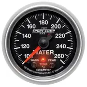 Autometer Water Temperature Gauge - 100 - 260 F, 2 1/16 Inch, AU3654