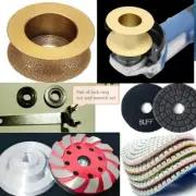 3/4" Full Bullnose Router Bit 5 Inch granite concrete polishing pad grinding cup